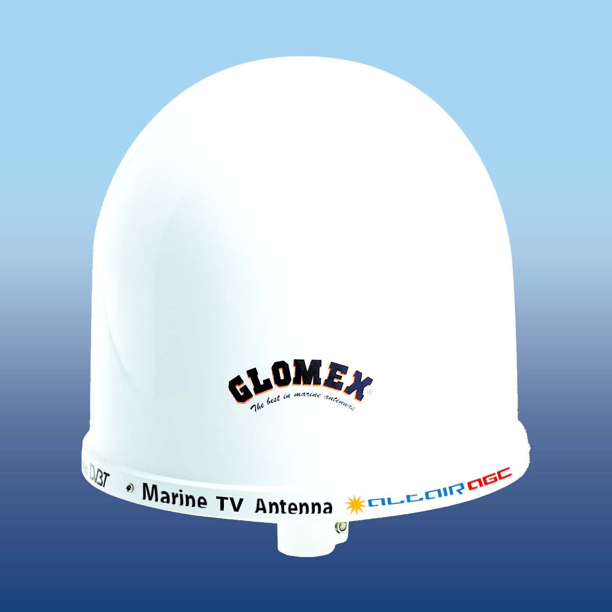 Antenne VHF Marine Glomex 1,5m -embase chromée - Équipement nautisme