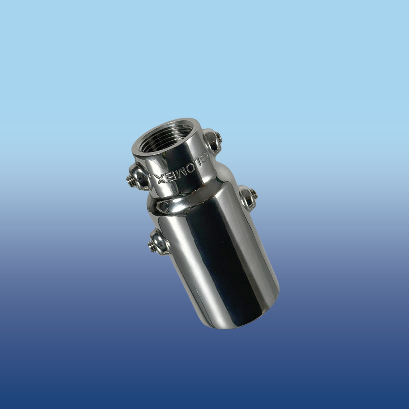 Glomex Starlink antenna adaptor Stainless Steel