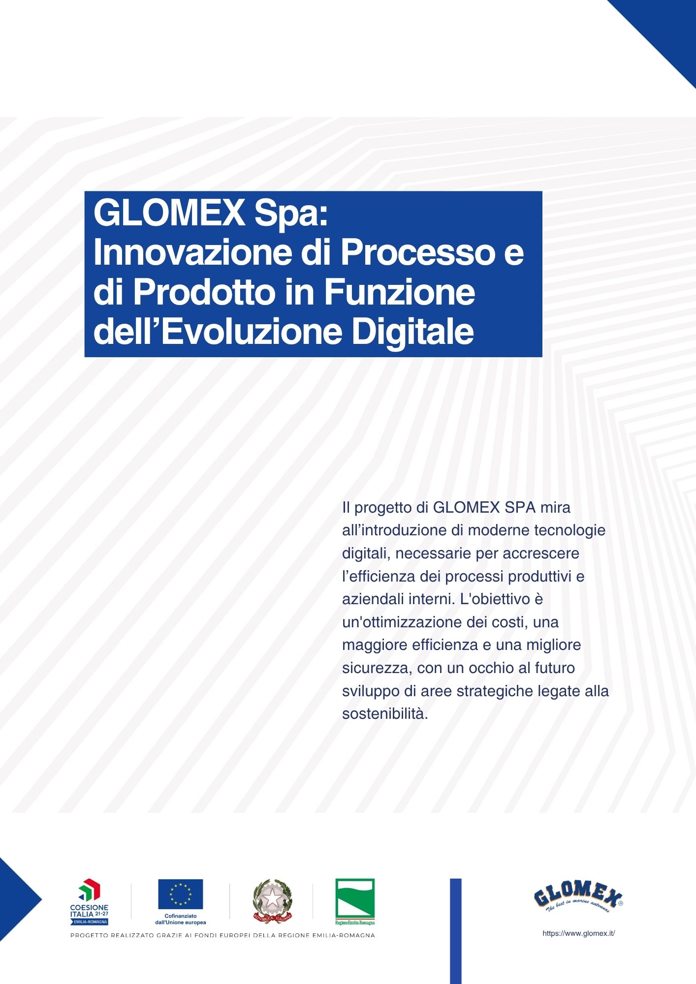 Glomex Spa: Innovazione di processo e di Prodotto in Funzione dell'Evoluzione Digitale